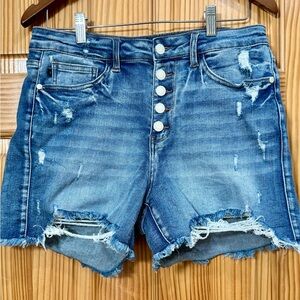 Judy Blue denim cut off shorts